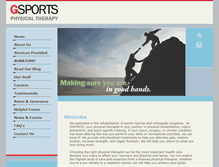 Tablet Screenshot of gsportspt.com